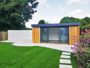 outside garden office